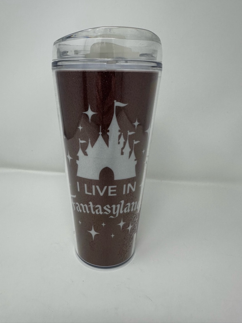 I Live in Fantasyland Disney travel cup